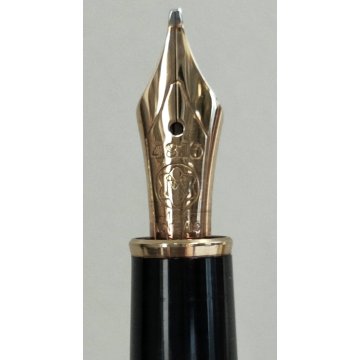 Montblanc Meisterstuck PENNA STILOGRAFICA Classic NERO ORO Vintage Fountain Pen
