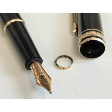 Montblanc Meisterstuck PENNA STILOGRAFICA Classic NERO ORO Vintage Fountain Pen