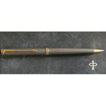 PENNA SFERA Parker Premier ARGENTO 925 STERLING SILVER Vintage Ballpoint Pen BOX