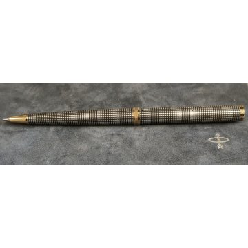 PENNA SFERA Parker Premier ARGENTO 925 STERLING SILVER Vintage Ballpoint Pen BOX