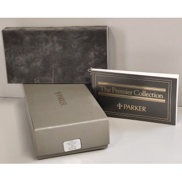 PENNA SFERA Parker Premier ARGENTO 925 STERLING SILVER Vintage Ballpoint Pen BOX