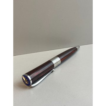 PENNA STILOGRAFICA VALLECCHI NOTAIO 1903 EDIZIONE LIMITATA DECORO VENATURA LEGNO