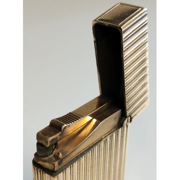 ACCENDINO TASCA DORATO St Dupont PARIS France GOLDEN LIGHTER Briquet Plaque Or