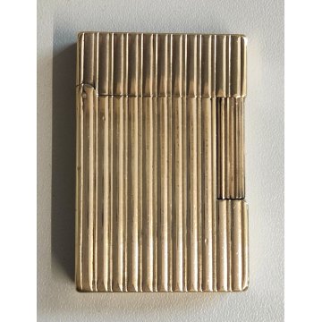 ACCENDINO TASCA DORATO St Dupont PARIS France GOLDEN LIGHTER Briquet Plaque Or