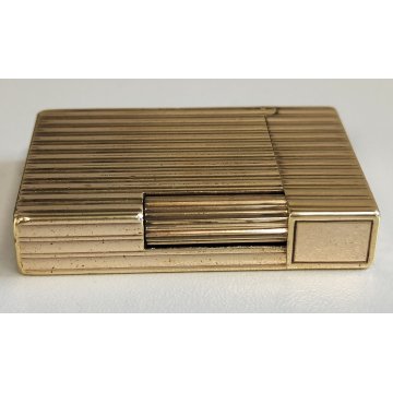 ACCENDINO TASCA DORATO St Dupont PARIS France GOLDEN LIGHTER Briquet Plaque Or