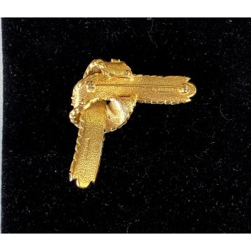 RARA ANTICA SPILLA Marcel Boucher NODO firmata primi '900