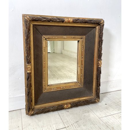 ANTICA PICCOLA SPECCHIERA LIBERTY PSICHE '1800 DORATA CORNICE SPECCHIO MIRROR