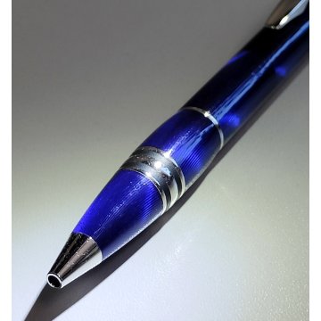 RARA MONTBLANC Starwalker PENNA SFERA Cool Blue VINTAGE BALLPOINT PEN collezione