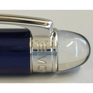 RARA MONTBLANC Starwalker PENNA SFERA Cool Blue VINTAGE BALLPOINT PEN collezione