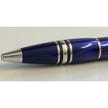 RARA MONTBLANC Starwalker PENNA SFERA Cool Blue VINTAGE BALLPOINT PEN collezione