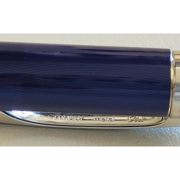RARA MONTBLANC Starwalker PENNA SFERA Cool Blue VINTAGE BALLPOINT PEN collezione