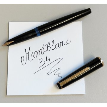 RARA Montblanc 34 PENNA STILOGRAFICA anni 60 OLD FOUNTAIN PEN piston filler