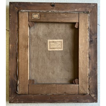 ANTICO DIPINTO OLIO Giovanni Beltrami RITRATTO FIGURA FEMMINILE SCAPIGLIATURA