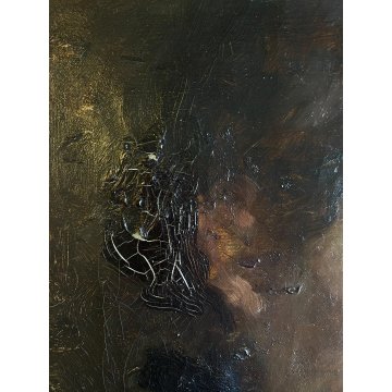 ANTICO DIPINTO OLIO Giovanni Beltrami RITRATTO FIGURA FEMMINILE SCAPIGLIATURA