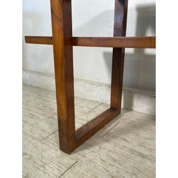 ANTICO TAVOLINO ART DECO LEGNO NOCE VINTAGE COFFE epoca 900 TAVOLO FUMO SALOTTO