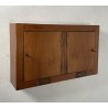 ANTICA CASSETTA PORTA LETTERE POSTA LEGNO NOCE EPOCA 1900 SERRATURA BUCA ANTA