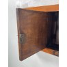 ANTICA CASSETTA PORTA LETTERE POSTA LEGNO NOCE EPOCA 1900 SERRATURA BUCA ANTA