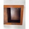 ANTICA CASSETTA PORTA LETTERE POSTA LEGNO NOCE EPOCA 1900 SERRATURA BUCA ANTA