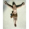 ANTICO CORPUS CHRISTI CROCIFISSO LEGNO POLICROMO 47 cm/h SCULTORE XVII-XVIII sec