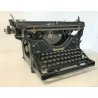 Underwood Antica Macchina Da Scrivere Art Deco 1920 METALLO NERO DECORATA EPOCA