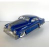 VINTAGE TIN TOY FRICTION CAR Pontiac MINISTER DELUX  BLUE  AMAR TOYS India 50's