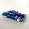 VINTAGE TIN TOY FRICTION CAR Pontiac MINISTER DELUX  BLUE  AMAR TOYS India 50's