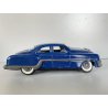 VINTAGE TIN TOY FRICTION CAR Pontiac MINISTER DELUX  BLUE  AMAR TOYS India 50's