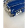 VINTAGE TIN TOY FRICTION CAR Pontiac MINISTER DELUX  BLUE  AMAR TOYS India 50's