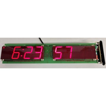 F.lli Solari OROLOGIO DIGITALE INDUSTRIALE Banca Ufficio Magazzino VINTAGE CLOCK