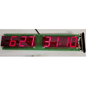 F.lli Solari OROLOGIO DIGITALE INDUSTRIALE Banca Ufficio Magazzino VINTAGE CLOCK