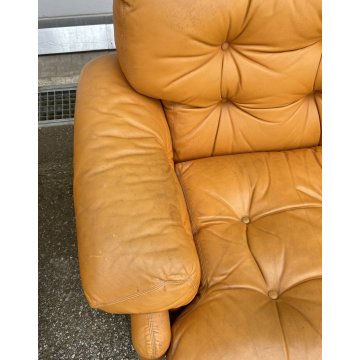 COPPIA POLTRONA LETTURA Afra & Tobia Scarpa "Coronado" B&B SOFA ARMCHAIR ANNI 70