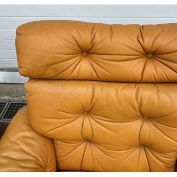 COPPIA POLTRONA LETTURA Afra & Tobia Scarpa "Coronado" B&B SOFA ARMCHAIR ANNI 70