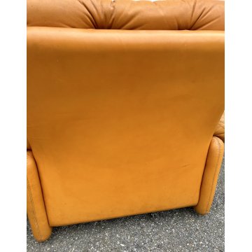 COPPIA POLTRONA LETTURA Afra & Tobia Scarpa "Coronado" B&B SOFA ARMCHAIR ANNI 70