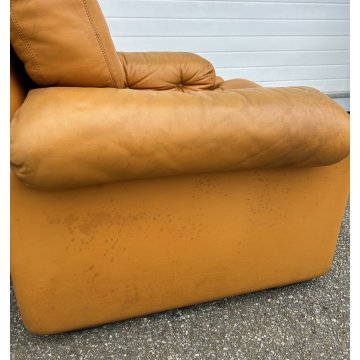 COPPIA POLTRONA LETTURA Afra & Tobia Scarpa "Coronado" B&B SOFA ARMCHAIR ANNI 70