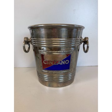 RARO SECCHIELLO GHIACCIO Cinzano ARGENTIERE S.I.A.P GLACETTE ICE BUCKET ANNI '20