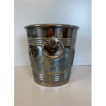 RARO SECCHIELLO GHIACCIO Cinzano ARGENTIERE S.I.A.P GLACETTE ICE BUCKET ANNI '20