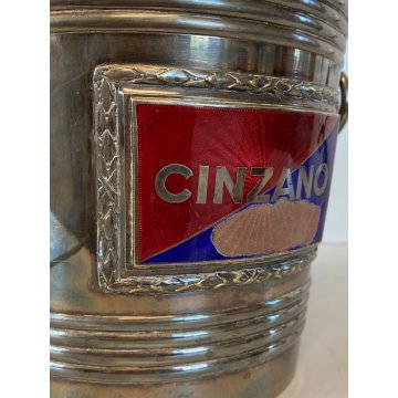 RARO SECCHIELLO GHIACCIO Cinzano ARGENTIERE S.I.A.P GLACETTE ICE BUCKET ANNI '20