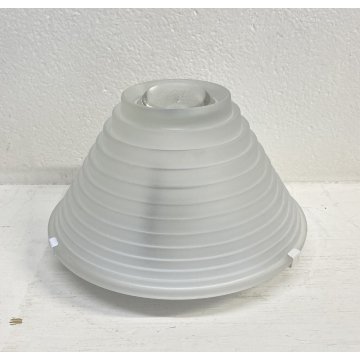 LAMPADA PLAFONIERA Mod. Egina ø 28 DESIGN A. Mangiarotti PER ARTEMIDE VETRO 1979