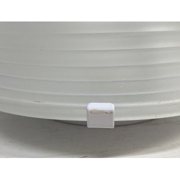 LAMPADA PLAFONIERA Mod. Egina ø 28 DESIGN A. Mangiarotti PER ARTEMIDE VETRO 1979