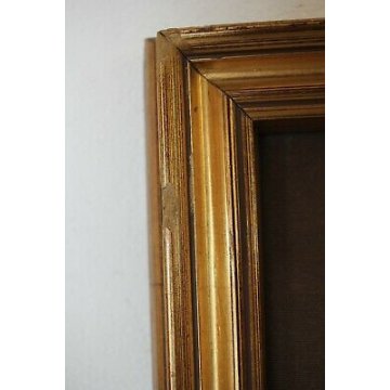 ANTICO QUADRO DIPINTO OLIO TELA G.Cirimbelli PAESAGGIO NEVE RUSCELLO CASALE '77 