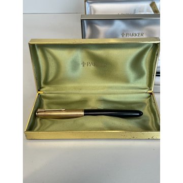 LOTTO 8 PENNE PARKER STILOGRAFICA SCATOLA SFERA FOUNTAIN PEN BALLPOINT oro 18 kr