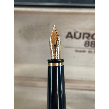 LOTTO 3 AURORA PENNE STILOGRAFICHE SCATOLE FOUNTAIN PEN oro 18 kr 88 301 98