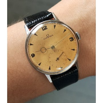 ANTICO OROLOGIO POLSO Omega ANNI 40 cal. 30.T2 meccanico MONTRE Old Wrist Watch