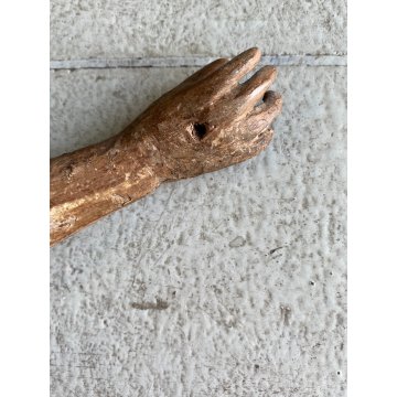 ANTICO CORPUS CHRISTI CRISTO CROCIFISSO 77 cm/h LEGNO POLICROMO ARTE SACRA '600