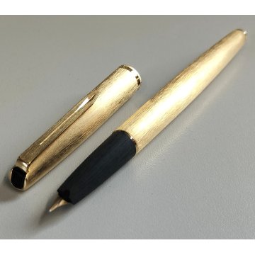 PENNA STILOGRAFICA Aurora 98 dorata ANNI 70 Plume VINTAGE GOLDEN FOUNTAIN PEN