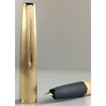 PENNA STILOGRAFICA Aurora 98 dorata ANNI 70 Plume VINTAGE GOLDEN FOUNTAIN PEN