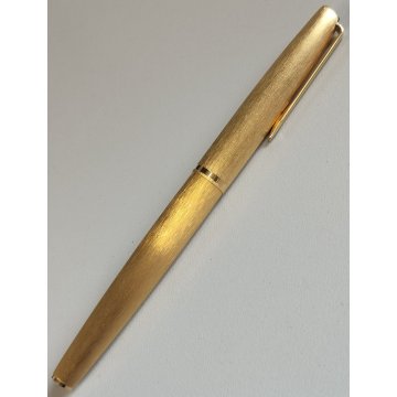 PENNA STILOGRAFICA Aurora 98 dorata ANNI 70 Plume VINTAGE GOLDEN FOUNTAIN PEN