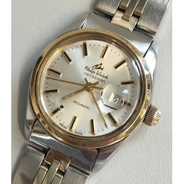OROLOGIO POLSO LUSSO Philip Watch Caribbean PHILMATIC ACCIAIO ORO Wrist Watch