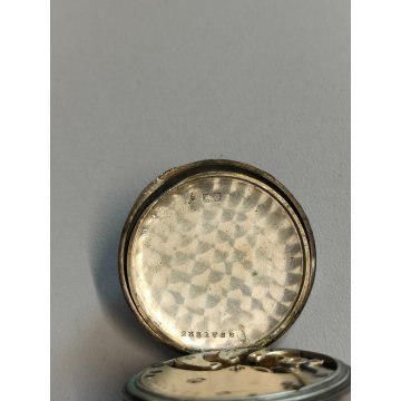 ANTICO OROLOGIO TASCA Longines ARGENTO 800 epoca 1900 OLD SILVER POCKET WATCH