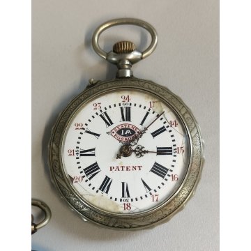 LOTTO 8 pz. OROLOGIO TASCA Longines FS Roskopf RAILWAYS epoca '900 POCKET WATCH